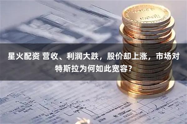 星火配资 营收、利润大跌，股价却上涨，市场对特斯拉为何如此宽容？